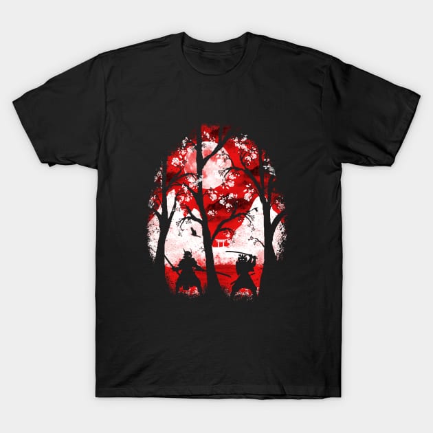 Samurai Battle T-Shirt by mateusquandt